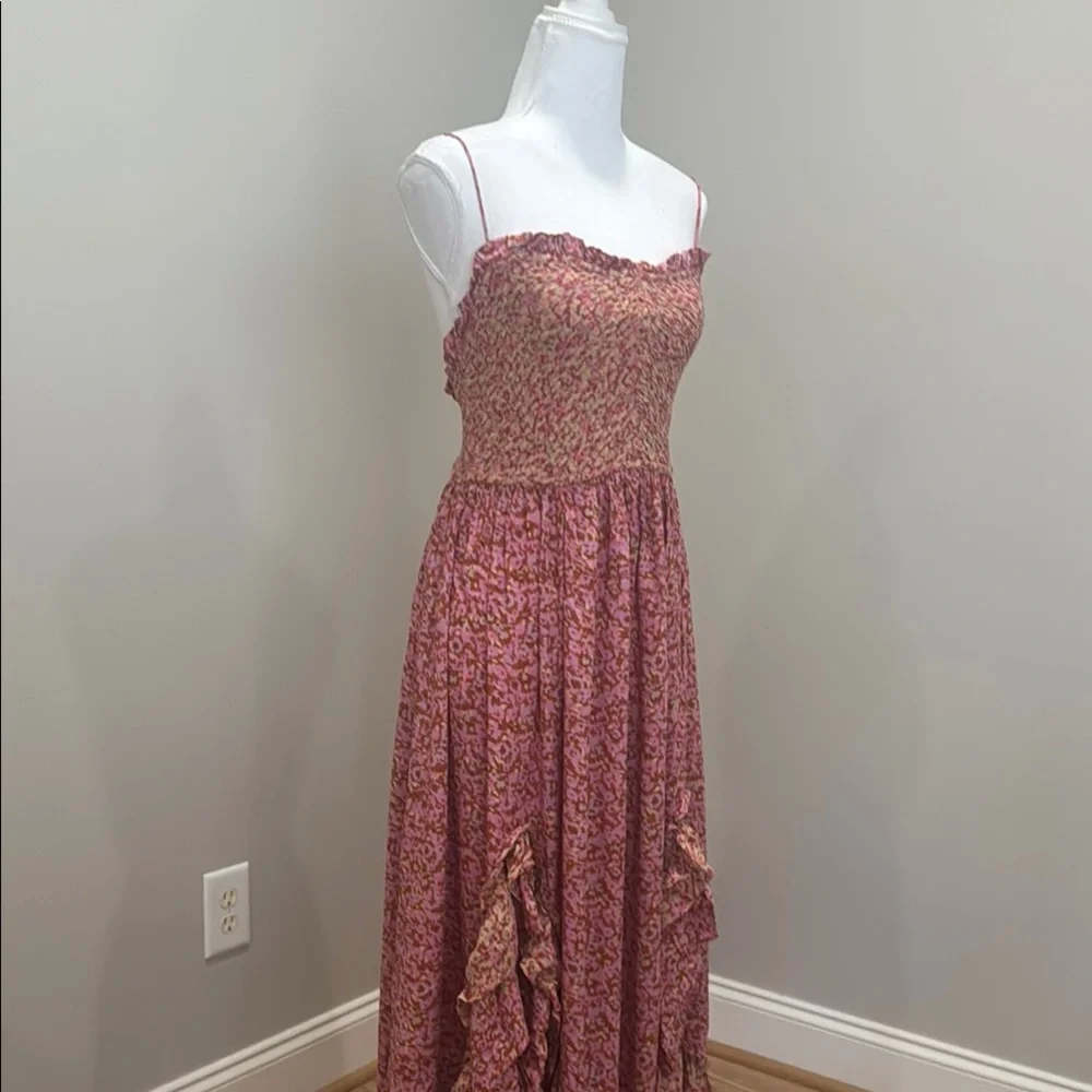 Free People Pink Floral Maxi Sundress - Picture 4 of 9